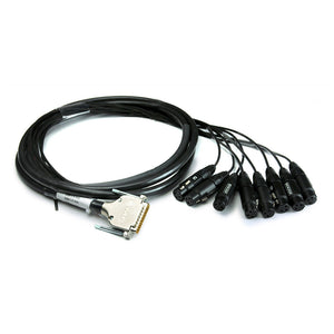 Whirlwind DBF1-F-005 8-Channel DB25 to XLRF Snake (5 Foot)