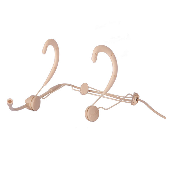 Shure WBH53T Omnidirectional Headworn Condenser Microphone with TA4F Connector - Tan