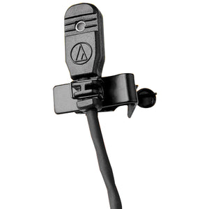 Audio-Technica MT830MW Omnidirectional Lavalier Microphone (Black, 4 Pin Hirose)