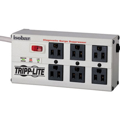 Tripp Lite ISOBAR6 ULTRA 3330 Joule 6 Outlet Surge Protector - 6 Feet