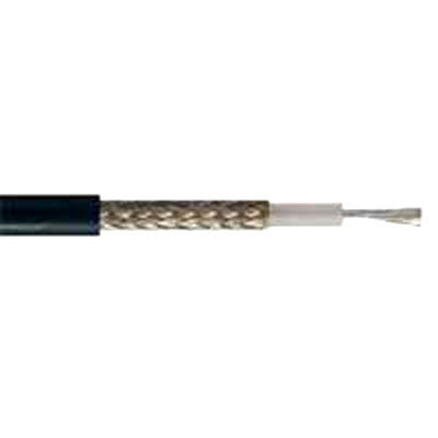 AlphaWire M4219 BK002 Type Coaxial Cable - Stranded Tinned Copper Conductor - #20AWG