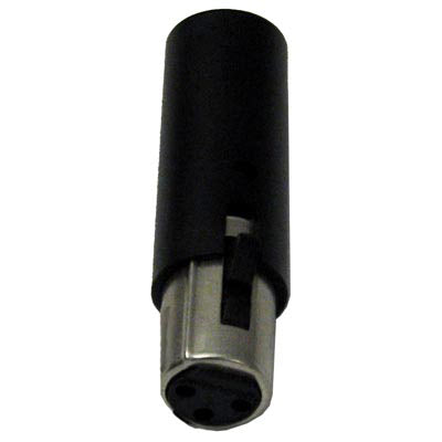 Switchcraft P3FB Gooseneck Plug Female - Black