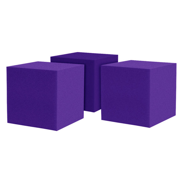 Auralex CornerFill Cube 1x1x1 Foot Foam (Purple, 2 Pack)