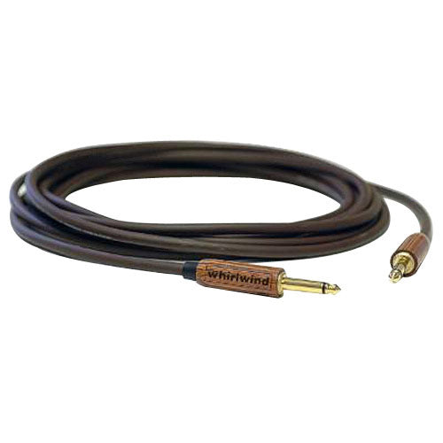 Whirlwind GW20H Instrument Cable with Hardwood Barrel Gold Connectors - 20 Ft