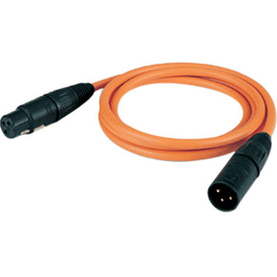 Canare EC025F-ORN XLR Microphone Cable - 25 Feet / Orange