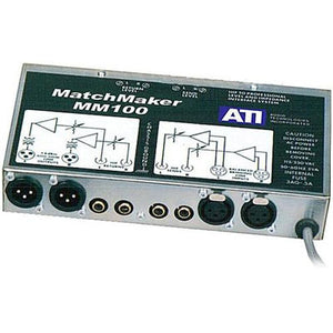 ATI MM100 Match Maker Four-Channel Bi-Directional Balanced / Unbalanced Level Matching Interface