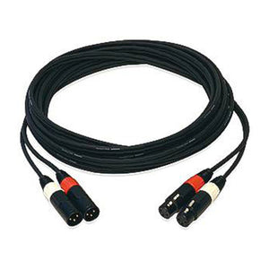 Whirlwind MK4PP15 Stereo Pair XLR Microphone Cable - 15 Ft