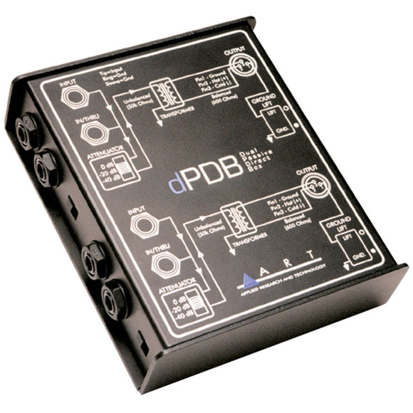 ART dPDB Dual Channel Passive Direct Box