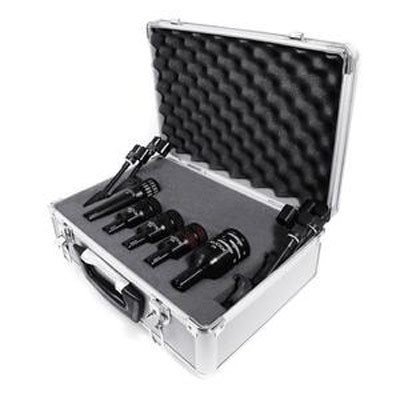 Audix DP5-A 5 Piece Drum Microphone Kit Featuring (1) i5, (2) D2, (1) D4, (1) D6 and D-Vice Mounts