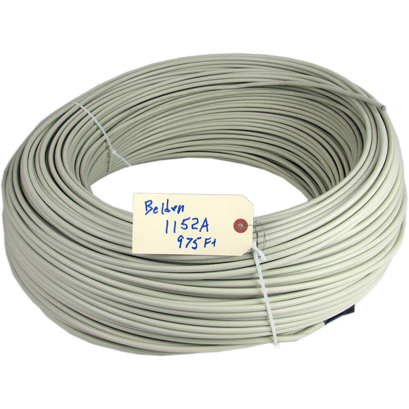 Belden 1152A Plenum Rated CATV Coaxial Cable (975 Feet Cut)
