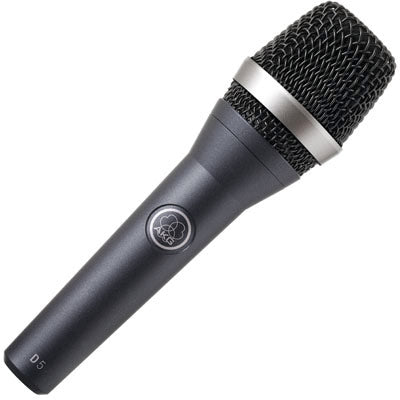 AKG D5 Handheld Supercardioid Dynamic Vocal Microphone - Without On / Off Switch