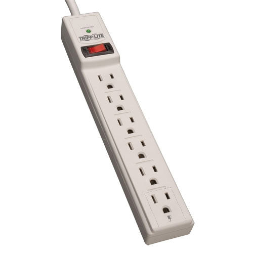 Tripplite TLP606 6-Outlet Surge Protector with 6 Ft Cord