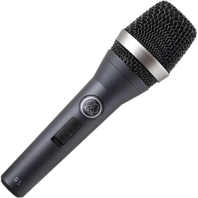 AKG D5 Handheld Supercardioid Dynamic Vocal Microphone - With On / Off Switch