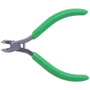 Xcelite GA54JV 4" Long Angled Diagonal End Cutter Pliers with Green Handles