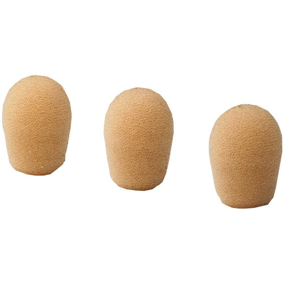 Audio-Technica AT8158-TH Foam Windscreens for PRO92cW (Beige, 3 Pack)