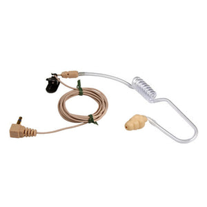 Voice Technologies VT600T Monitor Earphone (Beige with Coiled Cable)