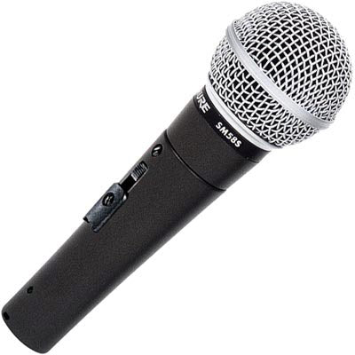 Shure SM58S Cardioid Dynamic Vocal Microphone with On-Off Switch
