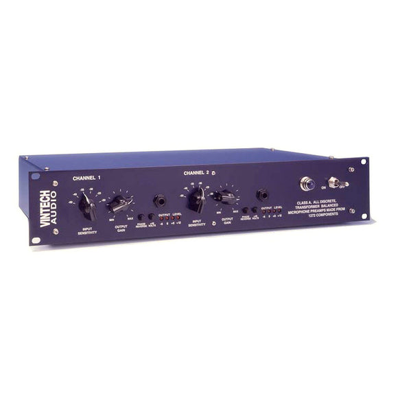 Vintech Dual 72 2 Channel 1272 Style Microphone Preamp