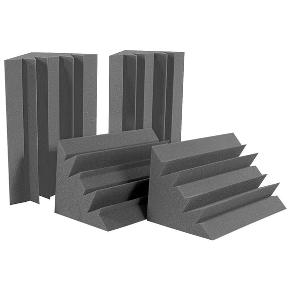 Auralex LENRD Foam Corner Bass Trap (Charcoal, Box of 4)