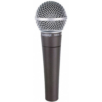 Shure SM58-CN Cardioid Dynamic Handheld Microphone with XLRF-XLRM cable