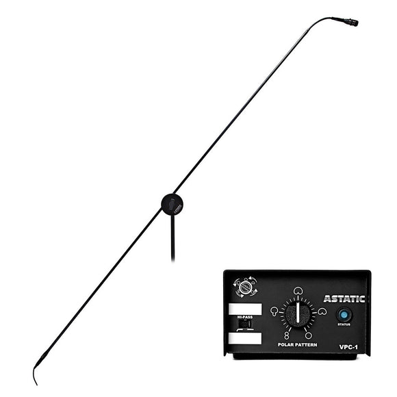CAD 1700VP Astatic Variable Polar Pattern 56 Inch Boom Microphone