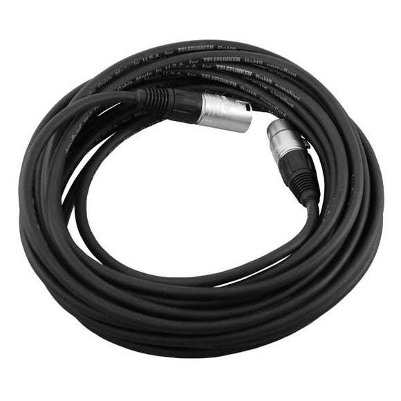 Telefunken M 801 - 25' Cable with Neutrik 7-Pin XLR Connectors for AR-51, AK-47mkII, CU-29, ELAM260