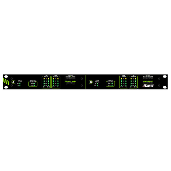 Studio Technologies Rack Mount for Two Model 44D Interfaces