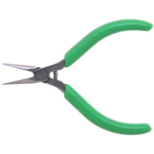 Xcelite L4G 4" Sub-Miniature Needle Nose Pliers with Green Cushion Grips