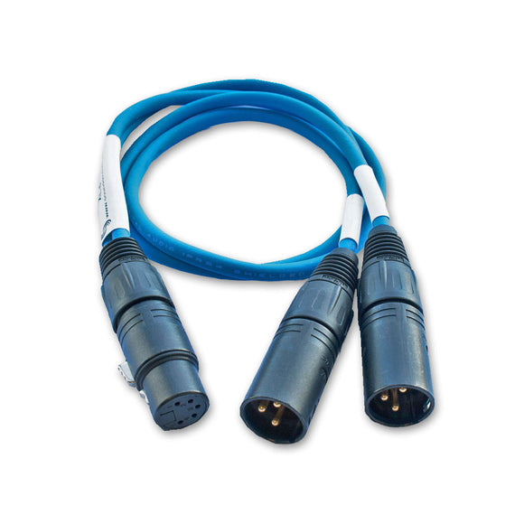 Video Devices XL-5 XLR5 to Dual XLR3 Breakout Cable