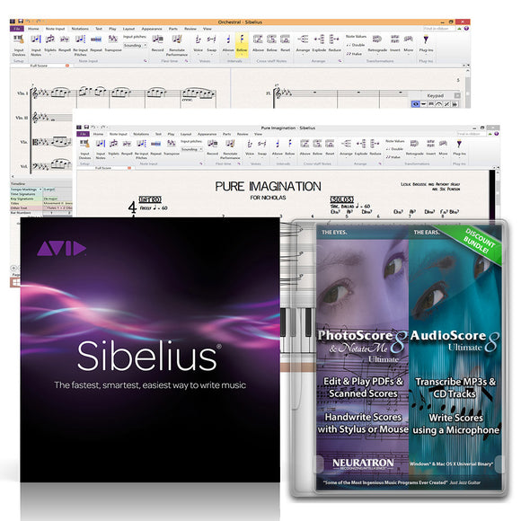 Avid Sibelius 8 + Ultimate Bundle Software (with Annual Upgrade Plan)