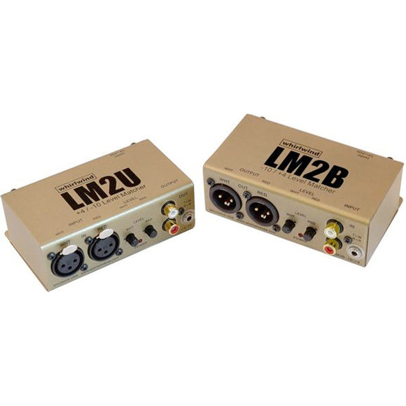 Whirlwind LM2U Balanced to Unbalanced Audio Converter