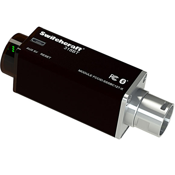 Switchcraft 318BT Phantom Powered Bluetooth Audio Receiver