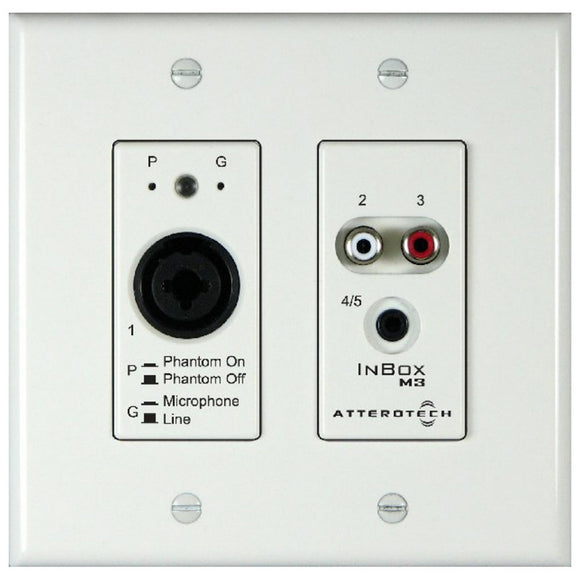 Attero Tech InBox M3 CobraNet Audio Input Interface - White