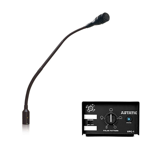 CAD 1800VP Astatic Variable Polar Pattern 18 Inch Gooseneck Microphone
