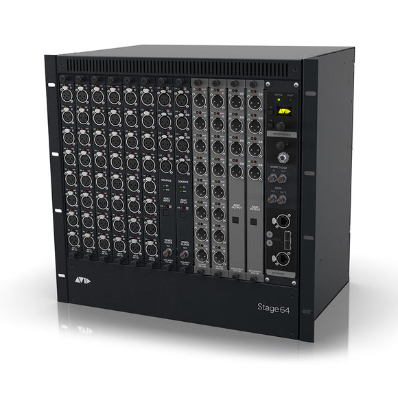 Avid VENUE Stage 64 Rack Mount Stage Box for S6L (48x8 Analog)