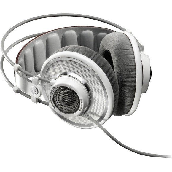 AKG K 701 Open-Back Reference Class Stereo Headphones with Varimotion & Flat-Wire Voice Coil - White