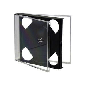 Waga 4JC Four Disc Double Space CD Case / Quad Jewel Case with no trays - 100 Pack