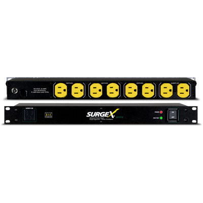 SurgeX SX-1115 15 Amp Industrial Grade Rackmount Surge Protector