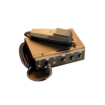 TOA CA-115 15W Mobile Mixer Amplifier with Handheld Microphone, Dual Mic Inputs & Aux In