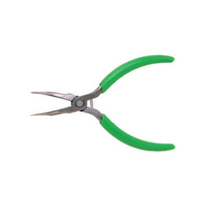 Xcelite CN7776 6" 60 Deg. Curved Long Nose Pliers -Green Grips