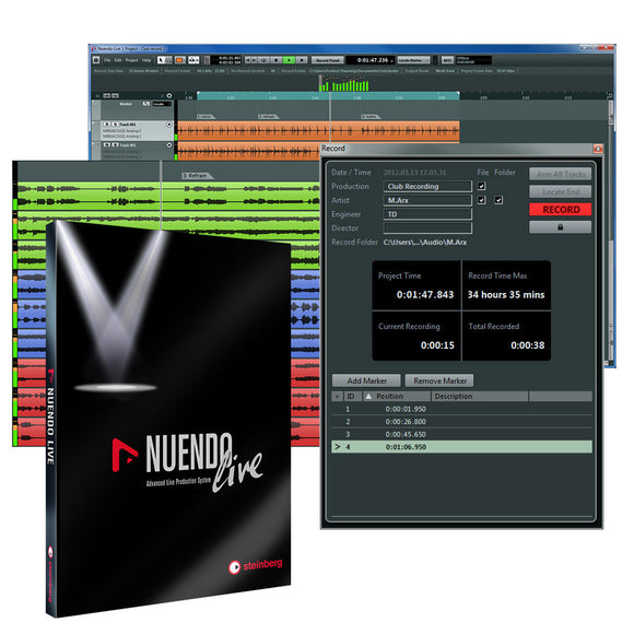 Steinberg Nuendo Live Advanced Live Production System Software