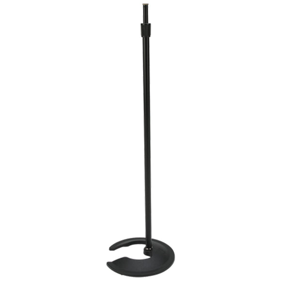 AtlasIED SMS5B Stackable Round Base Microphone Stand (Ebony)