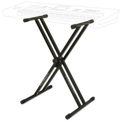 Ultimate Support IQ-2000 Double Brace Smart X-Stand Adjustable Heavy Duty Keyboard Stand