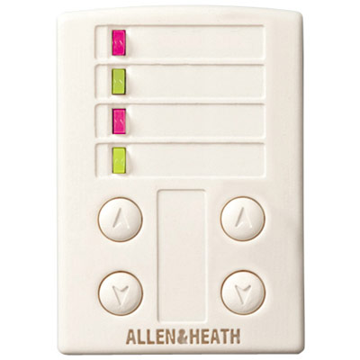 Allen and Heath PL-3 4 Switch Infrared Wall Plate for iDR Systems