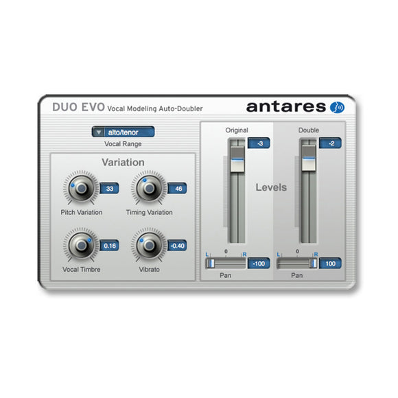 Antares DUO Evo Native Vocal Doubler Plugin