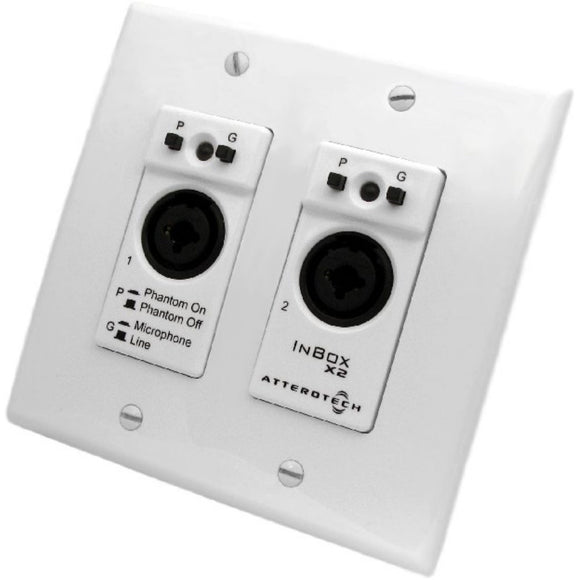 Attero Tech InBox X2 CobraNet Audio Input Interface - White