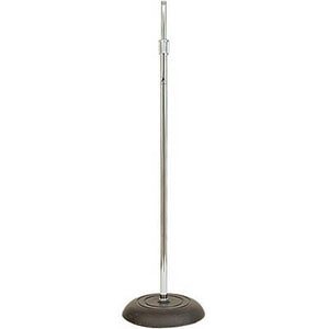 AtlasIED MS-10C Round Base Microphone Stand (Chrome)