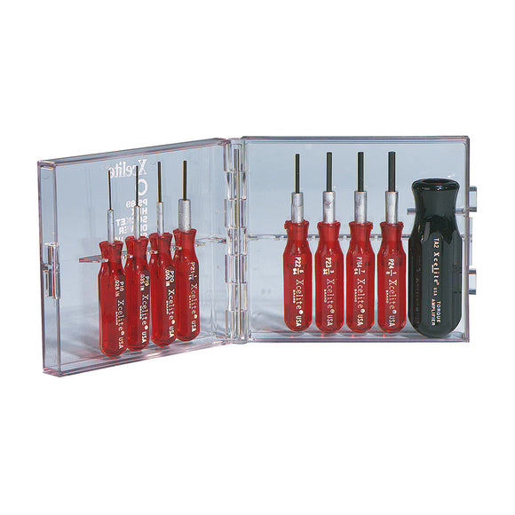 Xcelite PS89 USA Inch Sized 9-Piece Hex Screwdriver Set