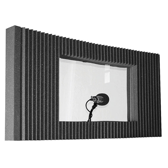 Auralex MAX Wall Window Kit 20x48 Inch Panel with Window (Charcoal)