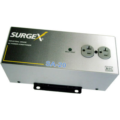 SurgeX SA-20 2 Outlet Surge Protector and Power Conditioner